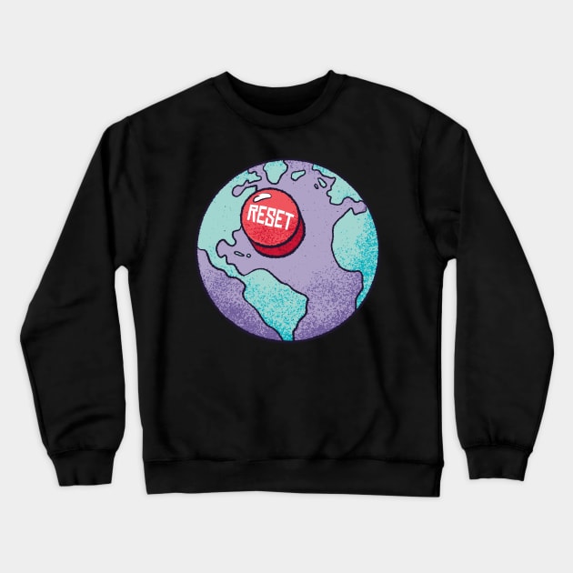 Reset Earth Crewneck Sweatshirt by 2P-Design